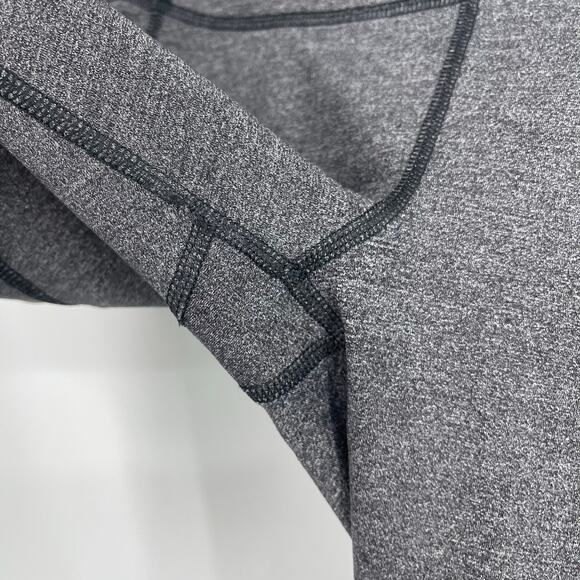 Lululemon Pace Rival Crop 22" Leggings Heathered Black Size 6 - Picture 7 of 10